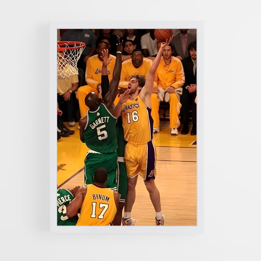 ap-pau gasol-11 cadre Blanc