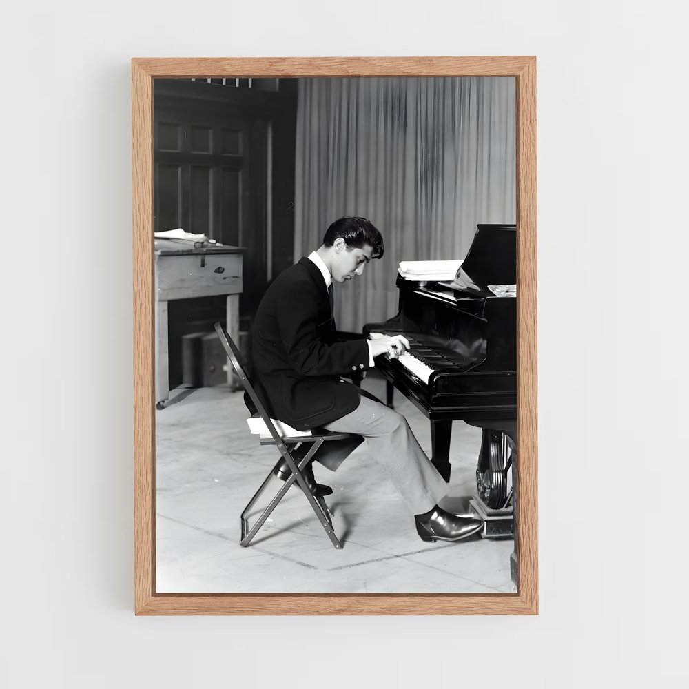 ap-paul anka-3 cadre Bois clair