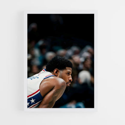 ap-paul george-3 cadre Blanc