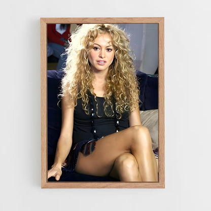 ap-paulina rubio-2 cadre Bois clair