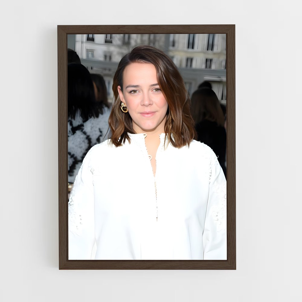 ap-pauline ducruet-6 cadre Bois foncé