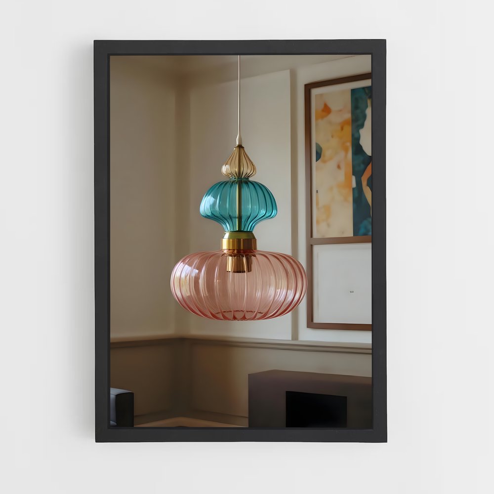 ap-pendant light-4 cadre Noir