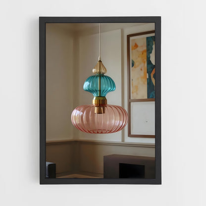 ap-pendant light-4 cadre Noir