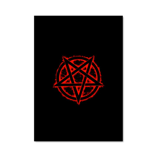 Poster Pentacle Rouge