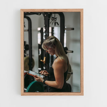 ap-personal trainer-2 cadre Bois clair