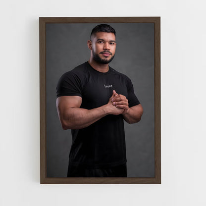 ap-personal trainer-4 cadre Bois foncé