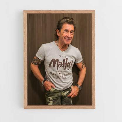 ap-peter maffay-2 cadre Bois clair