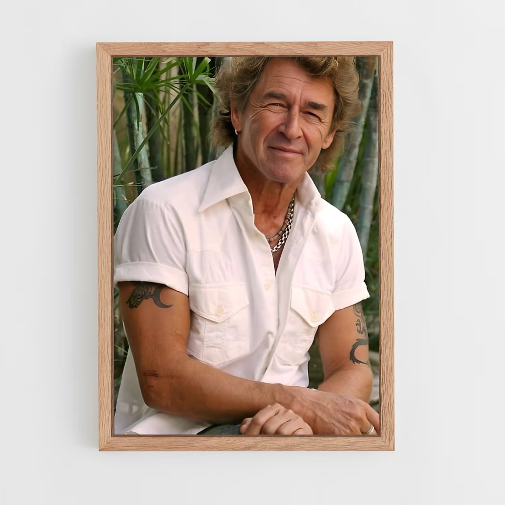 ap-peter maffay-3 cadre Bois clair