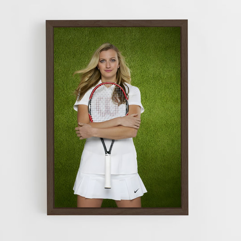 ap-petra kvitova-1 cadre Bois foncé