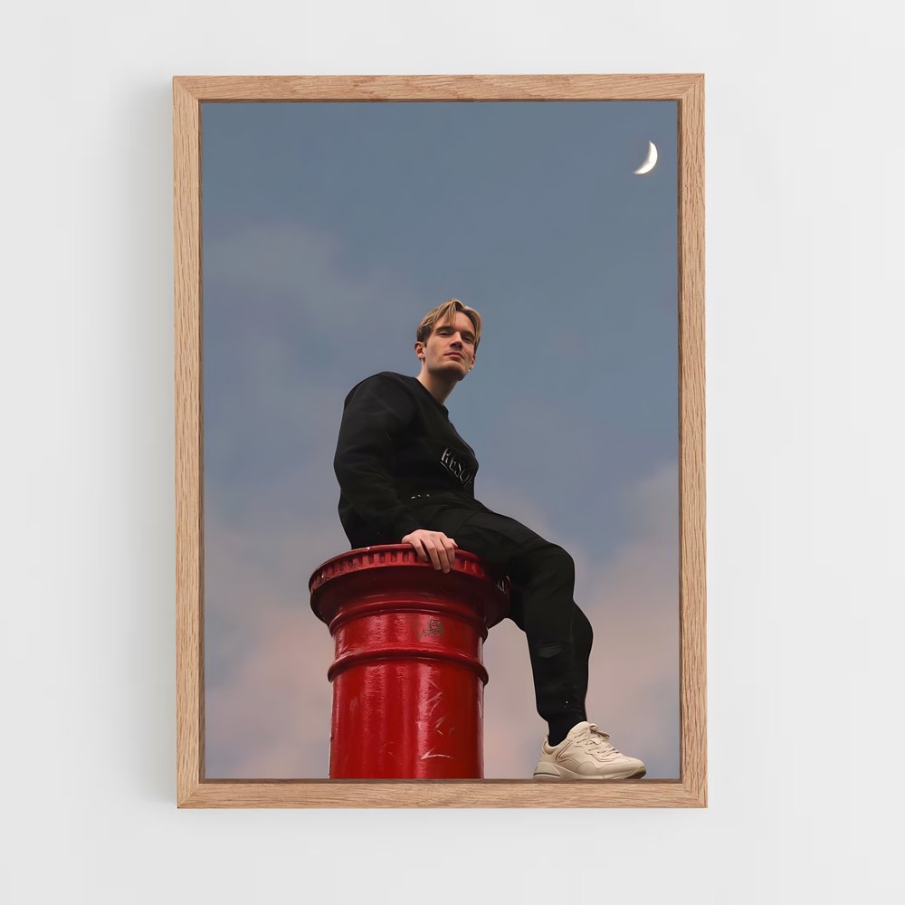 ap-pewdiepie-2 cadre Bois clair