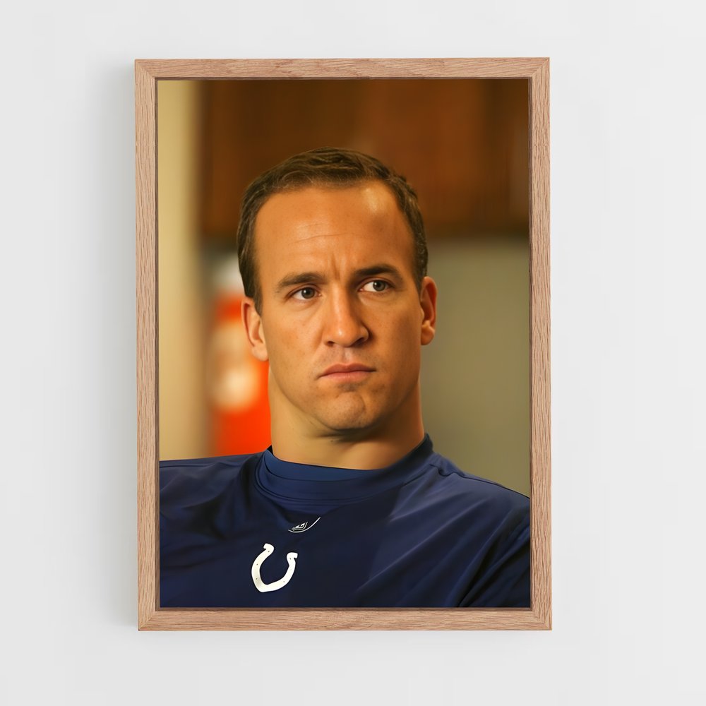 ap-peyton manning-3 cadre Bois clair