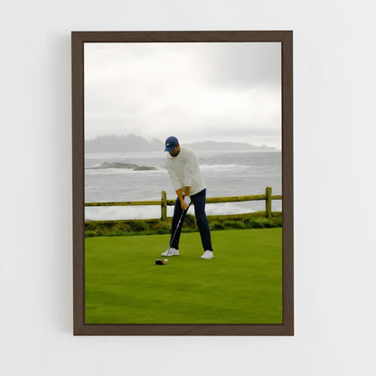ap-pga tour-2 cadre Bois foncé