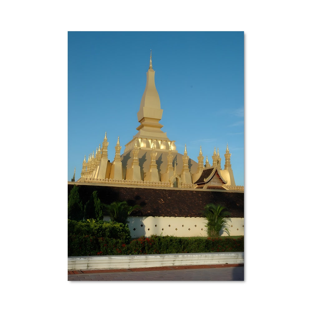 Poster Pha That Luang Majestueux