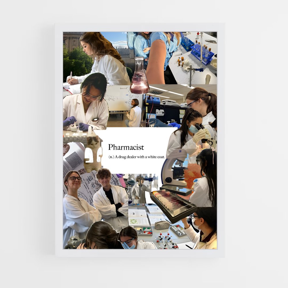 ap-pharmacist-3 cadre Blanc