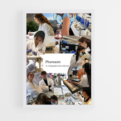 ap-pharmacist-3 cadre Blanc