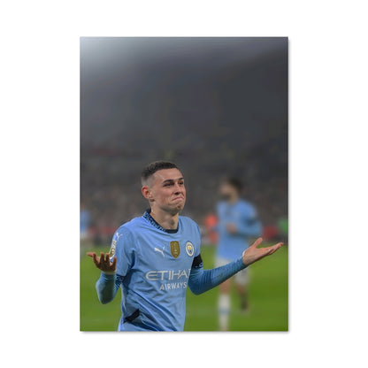 Poster Foden en Action