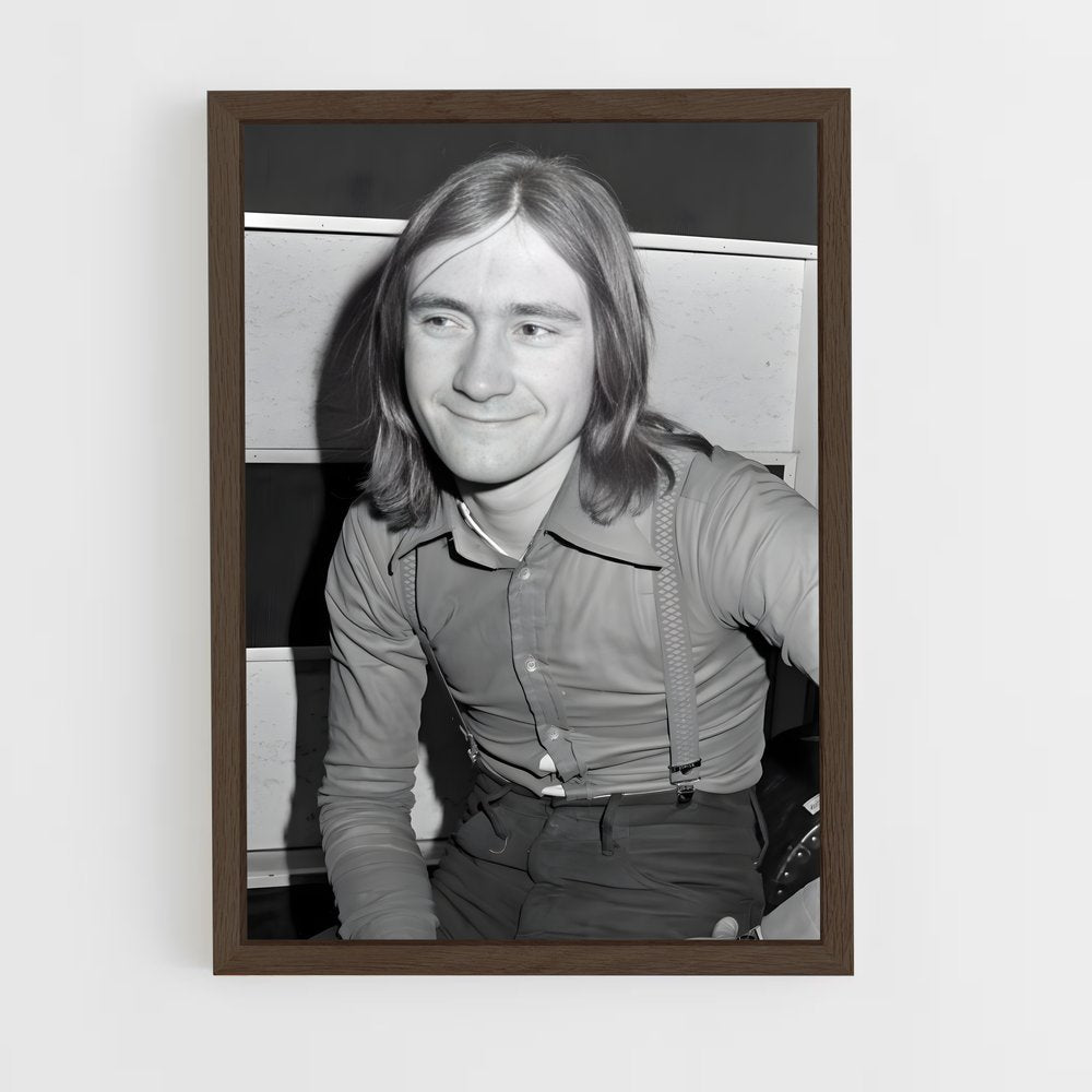 ap-phil collins-3 cadre Bois foncé