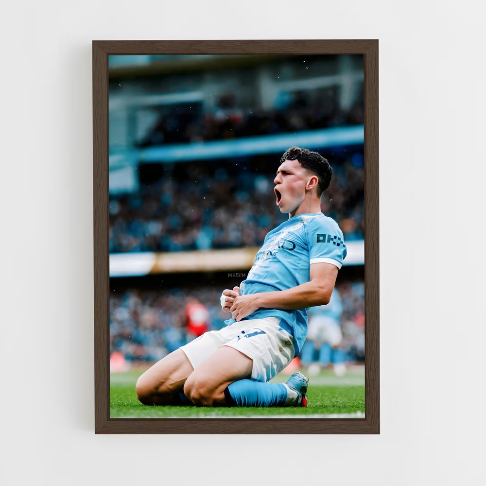 ap-phil foden-1 cadre Bois foncé