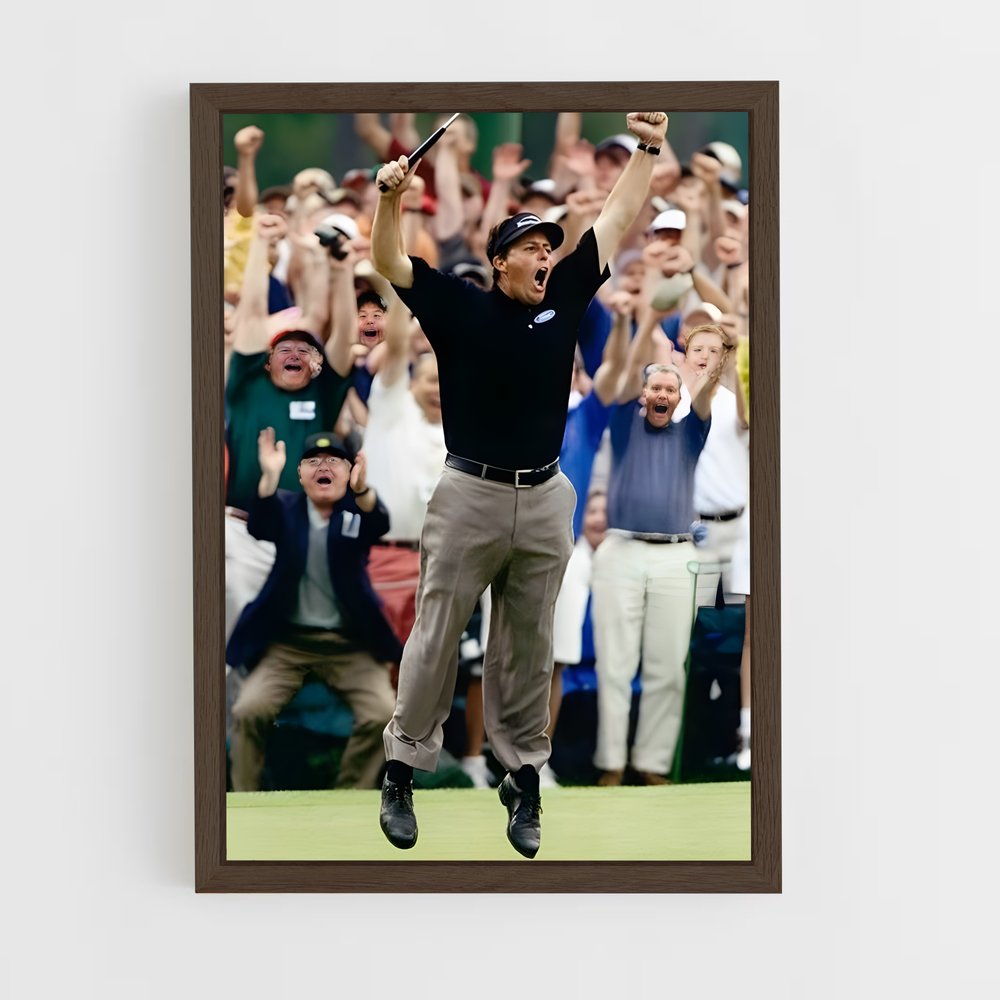 ap-phil mickelson-1 cadre Bois foncé