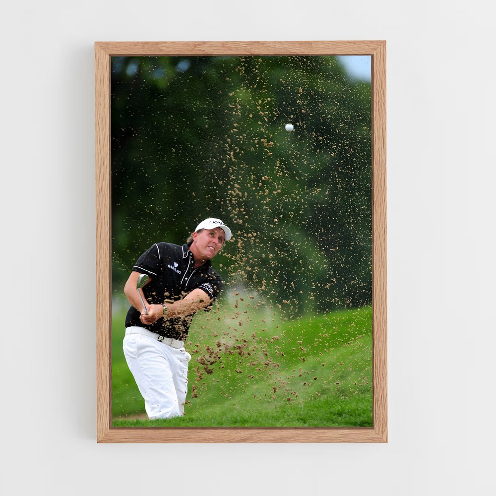 ap-phil mickelson-5 cadre Bois clair
