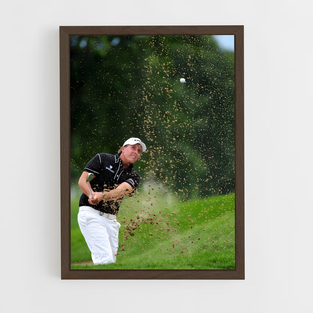 ap-phil mickelson-5 cadre Bois foncé