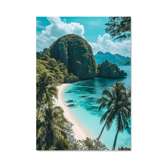 Poster Paradis Turquoise