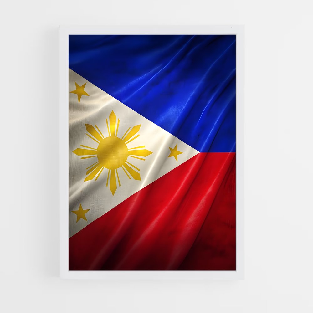 ap-philippines flag-5 cadre Blanc