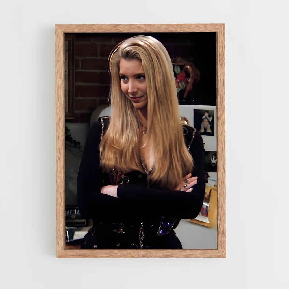 ap-phoebe buffay-4 cadre Bois clair