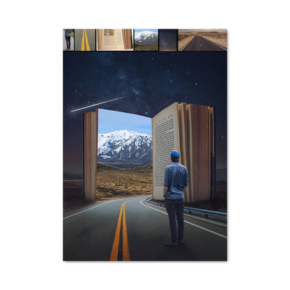 Poster Lecture au Bord de la Route