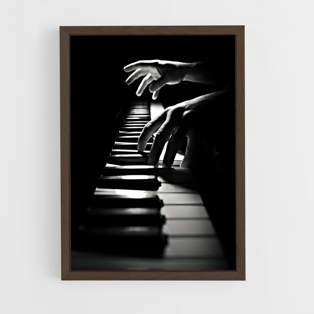 ap-piano-5 cadre Bois foncé