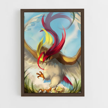 ap-pidgeot-1 cadre Bois foncé