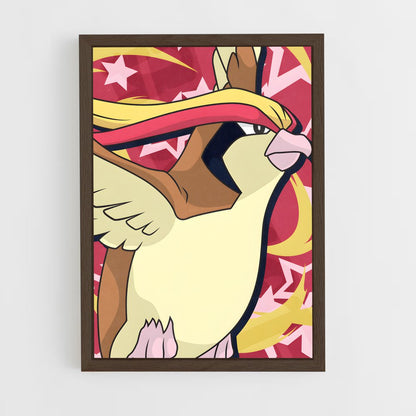 ap-pidgeot-3 cadre Bois foncé