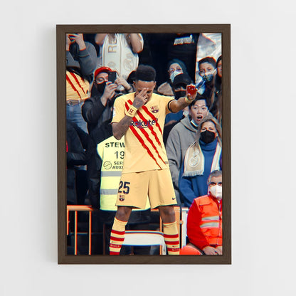 ap-pierre-emerick aubameyang-1 cadre Bois foncé