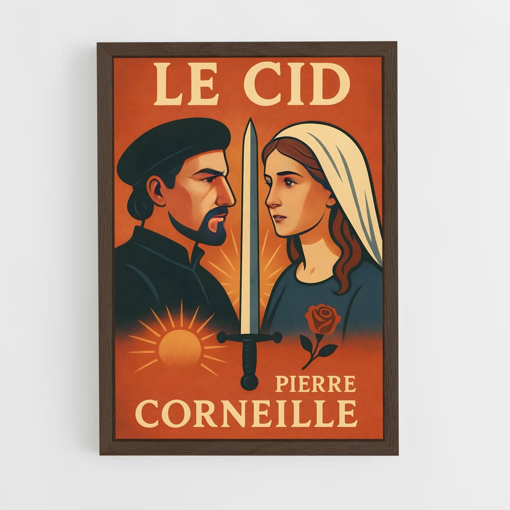 ap-pierre corneille-4 cadre Bois foncé