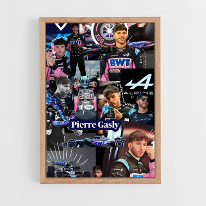 ap-pierre gasly-8 cadre Bois clair