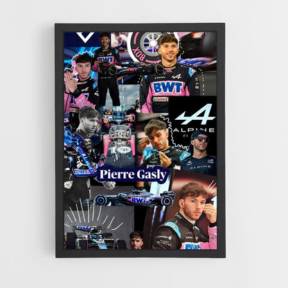 ap-pierre gasly-8 cadre Noir