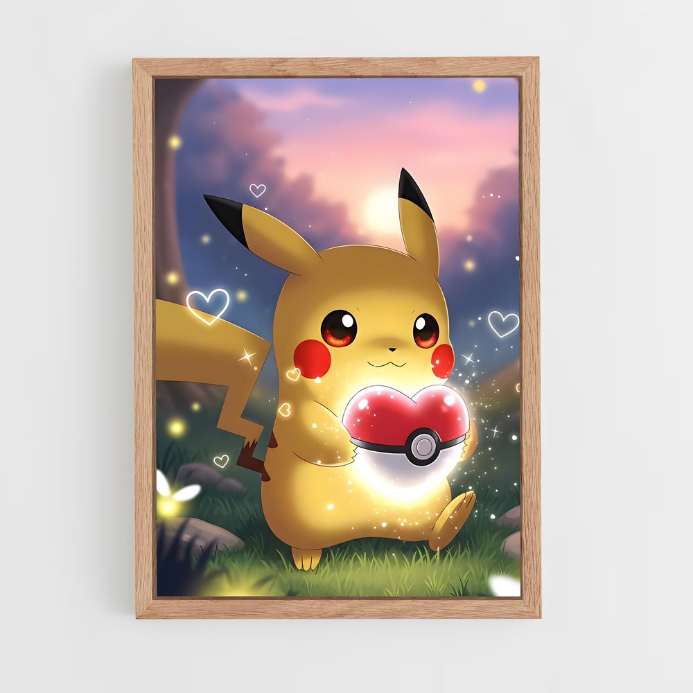 ap-pikachu-12 cadre Bois clair