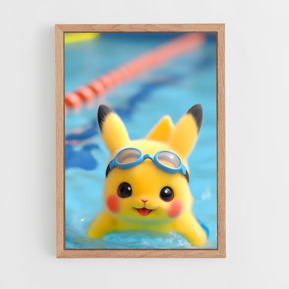 ap-pikachu-2 cadre Bois clair