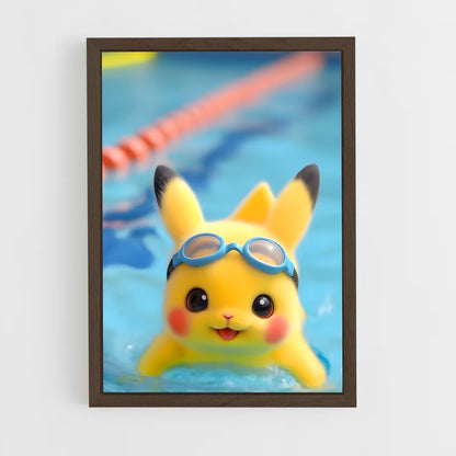 ap-pikachu-2 cadre Bois foncé