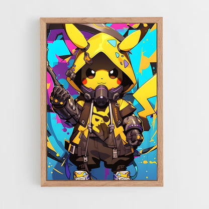 ap-pikachu-9 cadre Bois clair