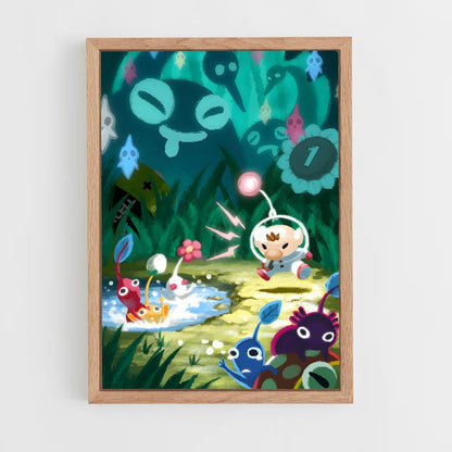 ap-pikmin-2 cadre Bois clair