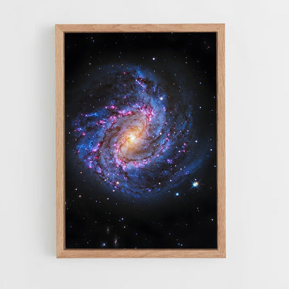 ap-pinwheel galaxy-2 cadre Bois clair