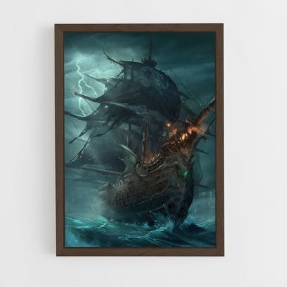 ap-pirate ships-6 cadre Bois foncé