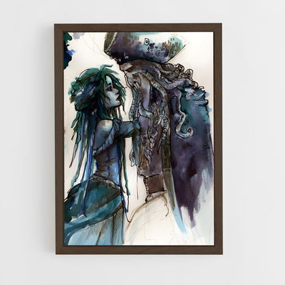 ap-pirates of the caribbean-2 cadre Bois foncé