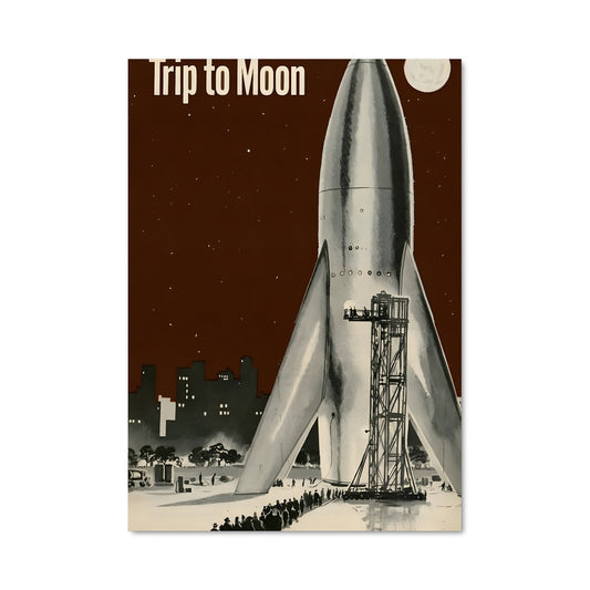 Poster Voyage Vers la Lune