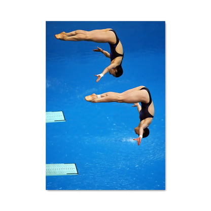 Poster Plongeon Éthéré