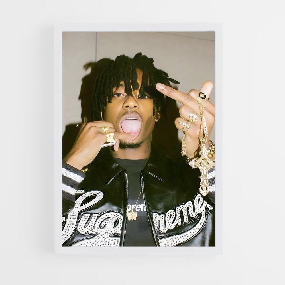 ap-playboi carti-7 cadre Blanc