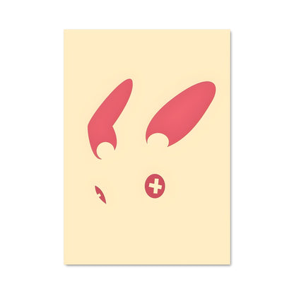 Poster Tête de Lapin