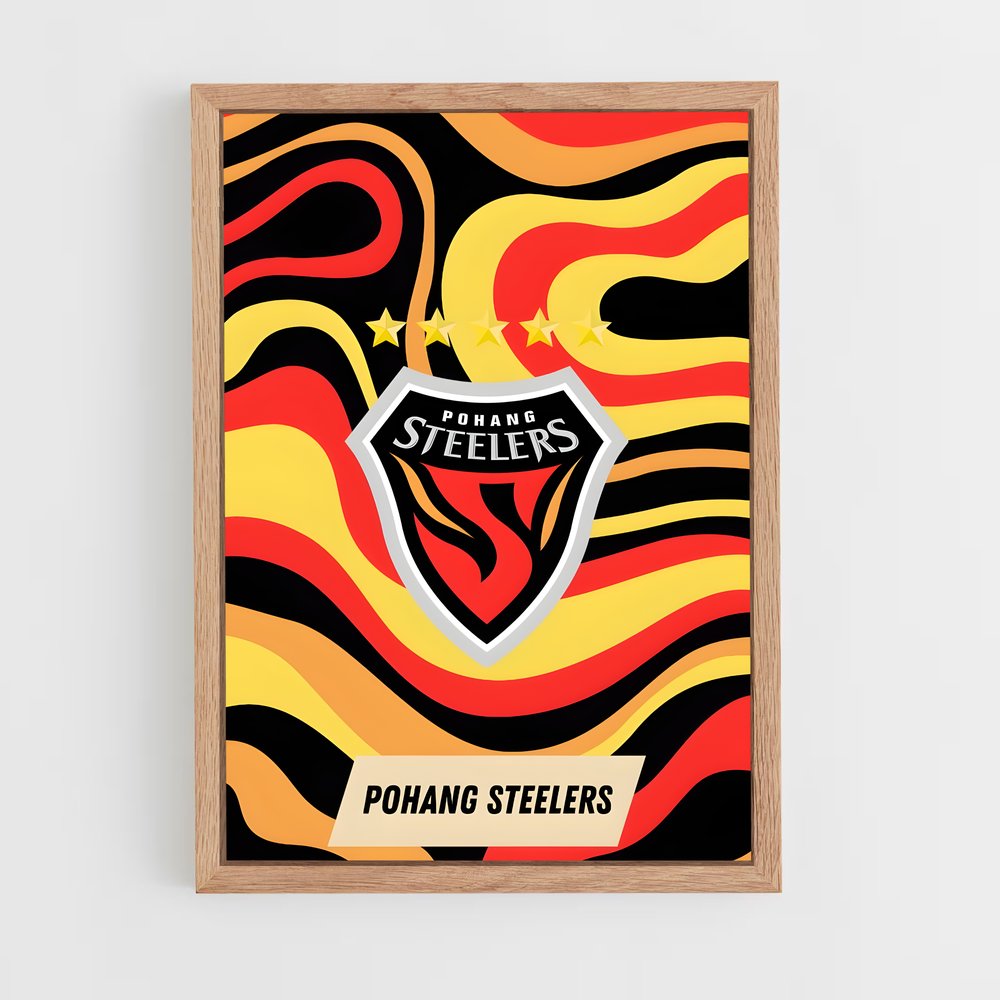 ap-pohang steelers-1 cadre Bois clair