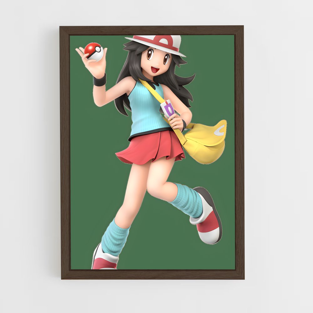 ap-pokemon trainer-1 cadre Bois foncé